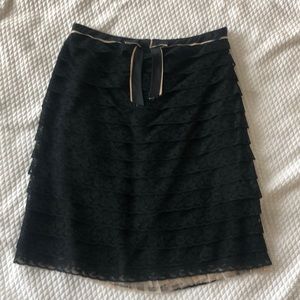 Prada lace skirt